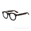 Buena redonda gruesa de acetato Fashion New Vision Eyewear